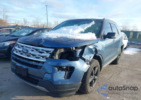 2018 Ford Explorer Xlt из США, поврежденный, VIN 1FM5K7D89JGC24901